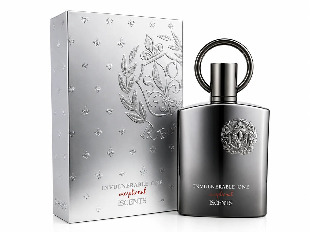 Invulnerable One Exceptional Eau de Parfum for Men, Long Lasting Woody Aromatic Cologne Spray, Premium Fresh Spicy Masculine Fragrance, Luxury Men&