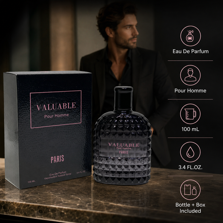 Valuable Pour Homme Paris Eau De Parfum 3.4 oz | Scentblooms
