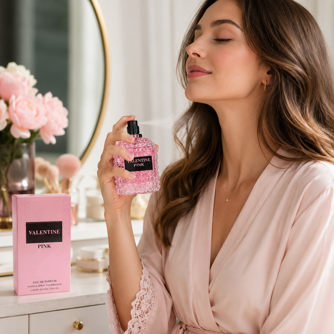 Valentine Pink 3.4 oz Eau de Parfum for Women | Sweet Floral Scent