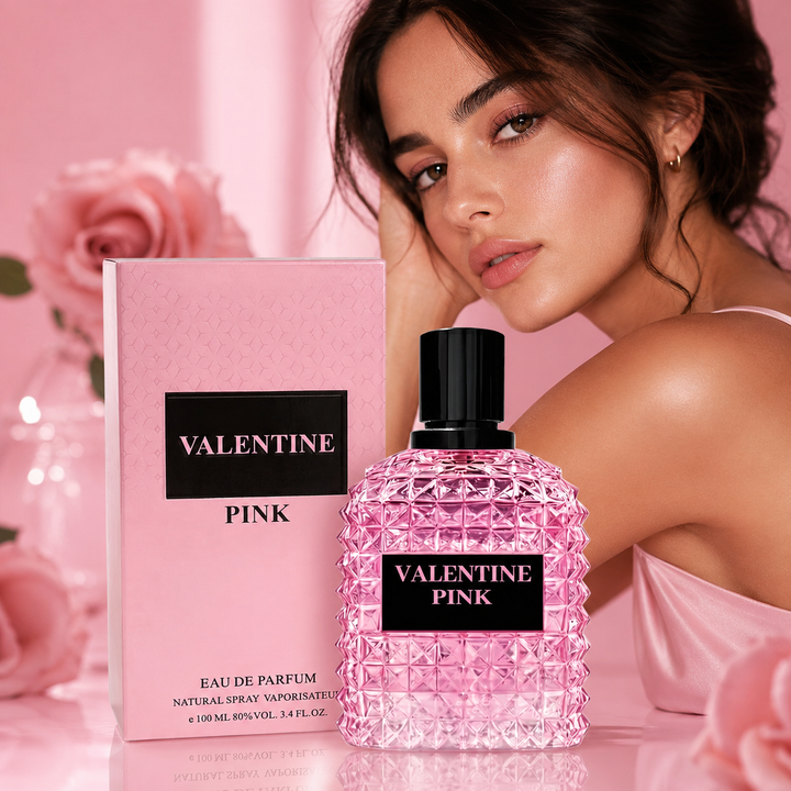 Valentine Pink 3.4 oz Eau de Parfum for Women | Sweet Floral Scent