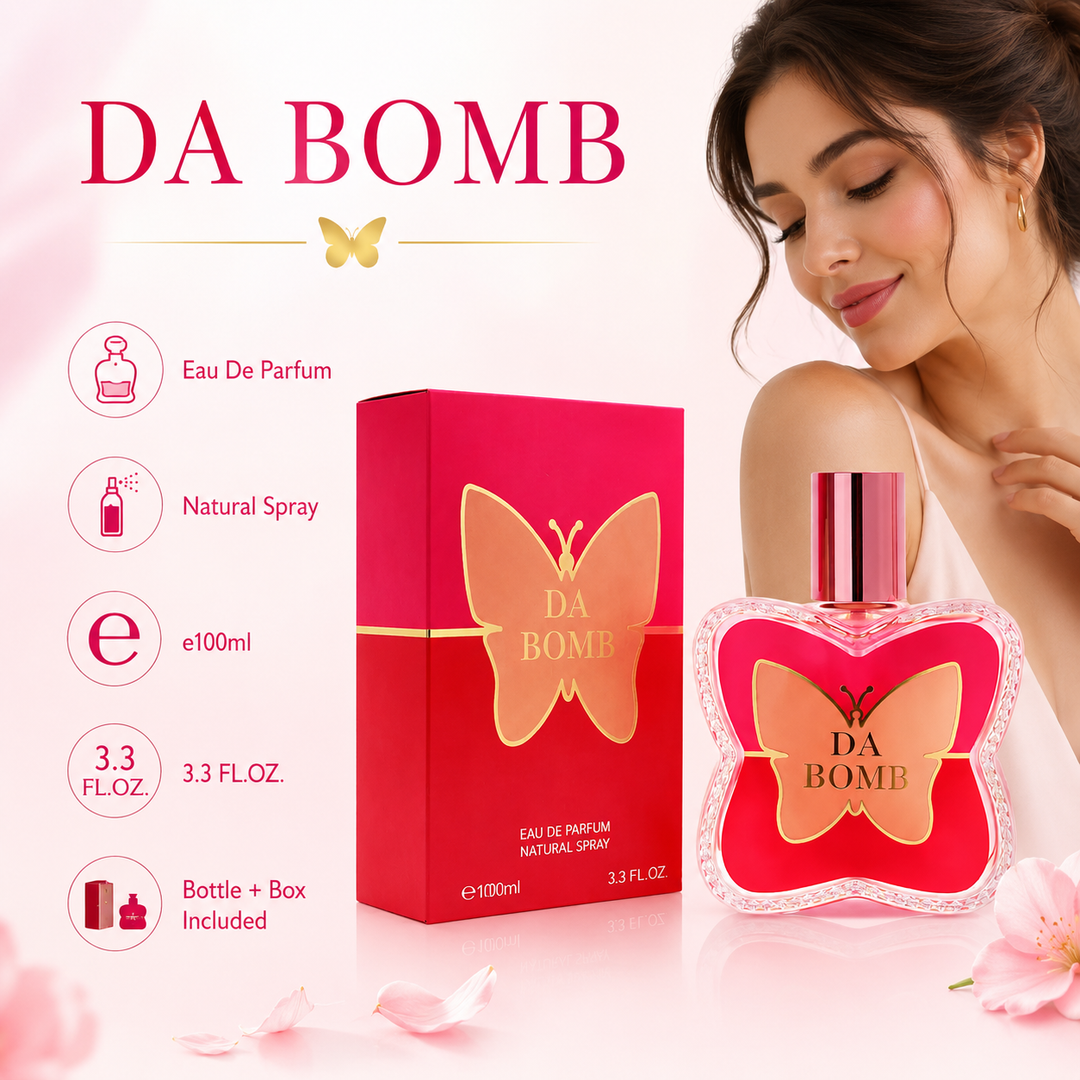 Da Bomb Eau de Parfum for Women – 3.3 oz / 100 ml Long Lasting Sweet Floral Perfume – Bold Feminine Fragrance Spray – Everyday &amp; Party Wear Perfume Gift for Women