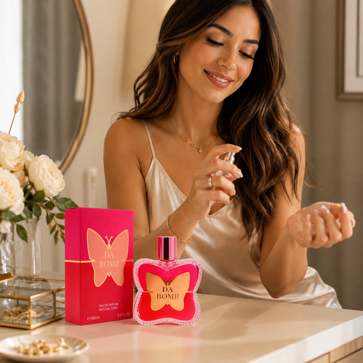 Da Bomb Eau de Parfum for Women – 3.3 oz / 100 ml Long Lasting Sweet Floral Perfume – Bold Feminine Fragrance Spray – Everyday &amp; Party Wear Perfume Gift for Women