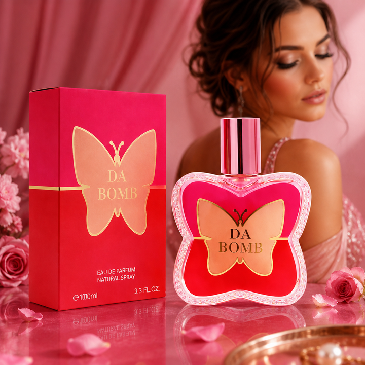 Da Bomb Eau de Parfum for Women – 3.3 oz / 100 ml Long Lasting Sweet Floral Perfume – Bold Feminine Fragrance Spray – Everyday &amp; Party Wear Perfume Gift for Women