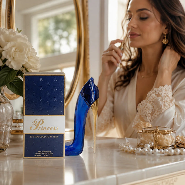 Princess High Heel Blue Eau de Parfum for Women – 2.9 Fl Oz Floral Fragrance