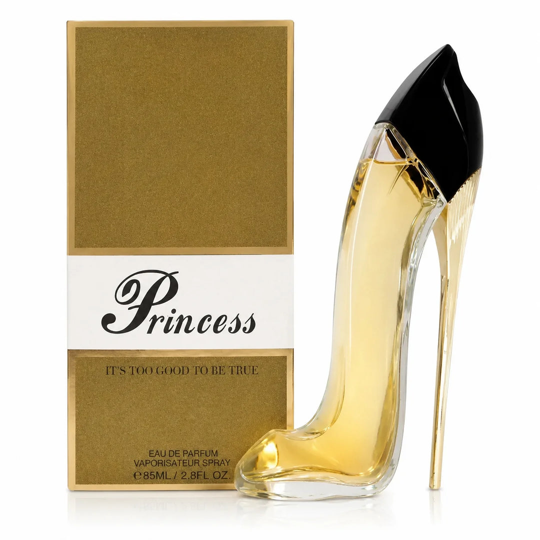 Princess High Heel Gold Eau de Parfum for Women – 2.9 Fl Oz Floral Fragrance