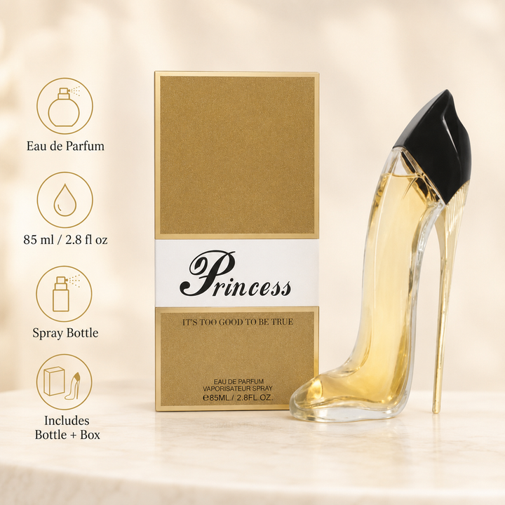 Princess High Heel – Gold 2.9 oz EDP for Women | Elegant Floral