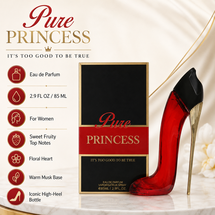 Pure Princess High Heel 2.9 oz EDP for Women | Sensual Floral