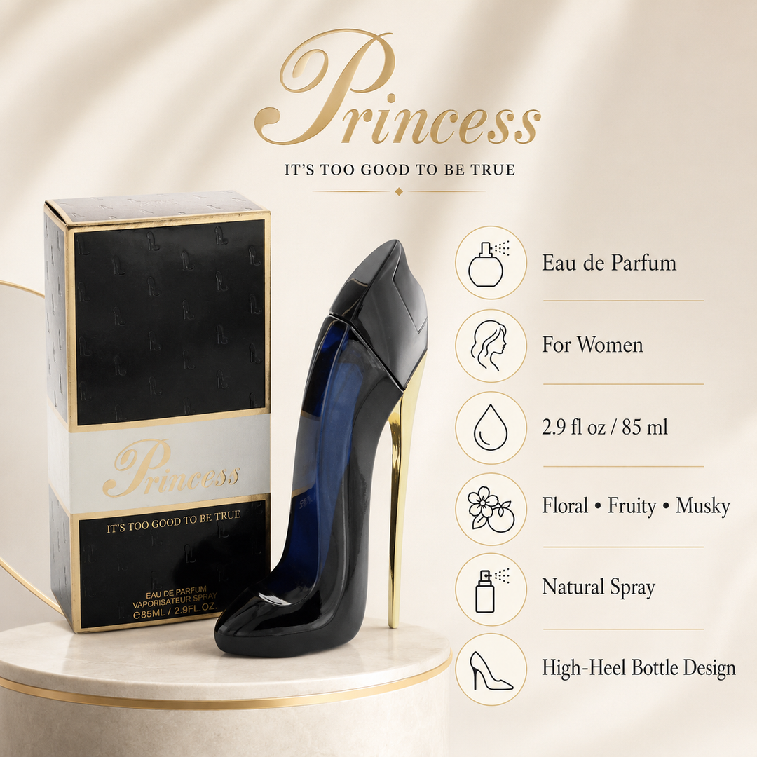 Princess High Heel Black 2.9 oz EDP for Women | Bold Elegant Scent