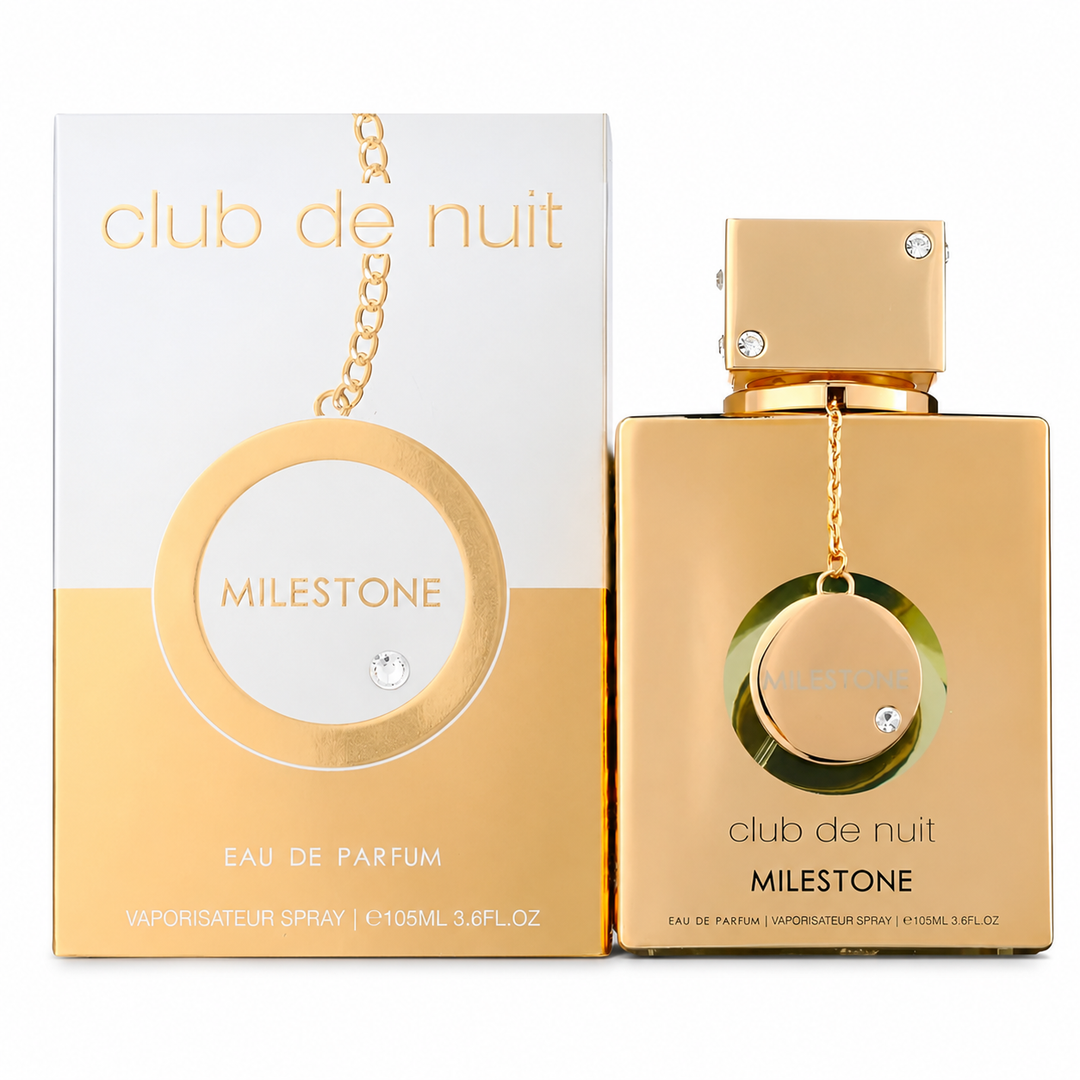 Armaf Club De Nuit Milestone Eau de Parfum 3.6 Fl Oz (105ml) – Unisex Fresh Aquatic Fragrance with Citrus, Marine, Fruity, Woody &amp; Musk Notes – Eau de Parfum for Women &amp; Men