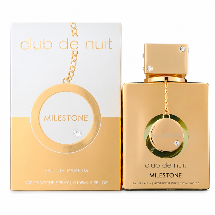 Armaf Club De Nuit Milestone Eau de Parfum 3.6 Fl Oz (105ml) – Unisex Fresh Aquatic Fragrance with Citrus, Marine, Fruity, Woody &amp; Musk Notes – Eau de Parfum for Women &amp; Men