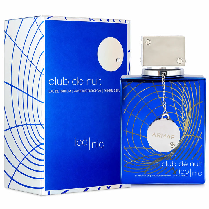 Armaf Club De Nuit Iconic Eau de Parfum for Men, 3.6 Fl Oz (105ml) – Fresh Citrus, Aromatic, Woody &amp; Amber Men’s Fragrance – Long-Lasting EDP Spray for Everyday &amp; Evening Wear