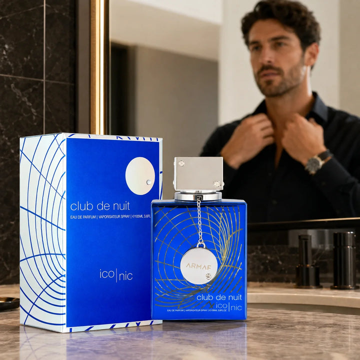 Armaf Club De Nuit Iconic Eau de Parfum for Men, 3.6 Fl Oz (105ml) – Fresh Citrus, Aromatic, Woody &amp; Amber Men’s Fragrance – Long-Lasting EDP Spray for Everyday &amp; Evening Wear