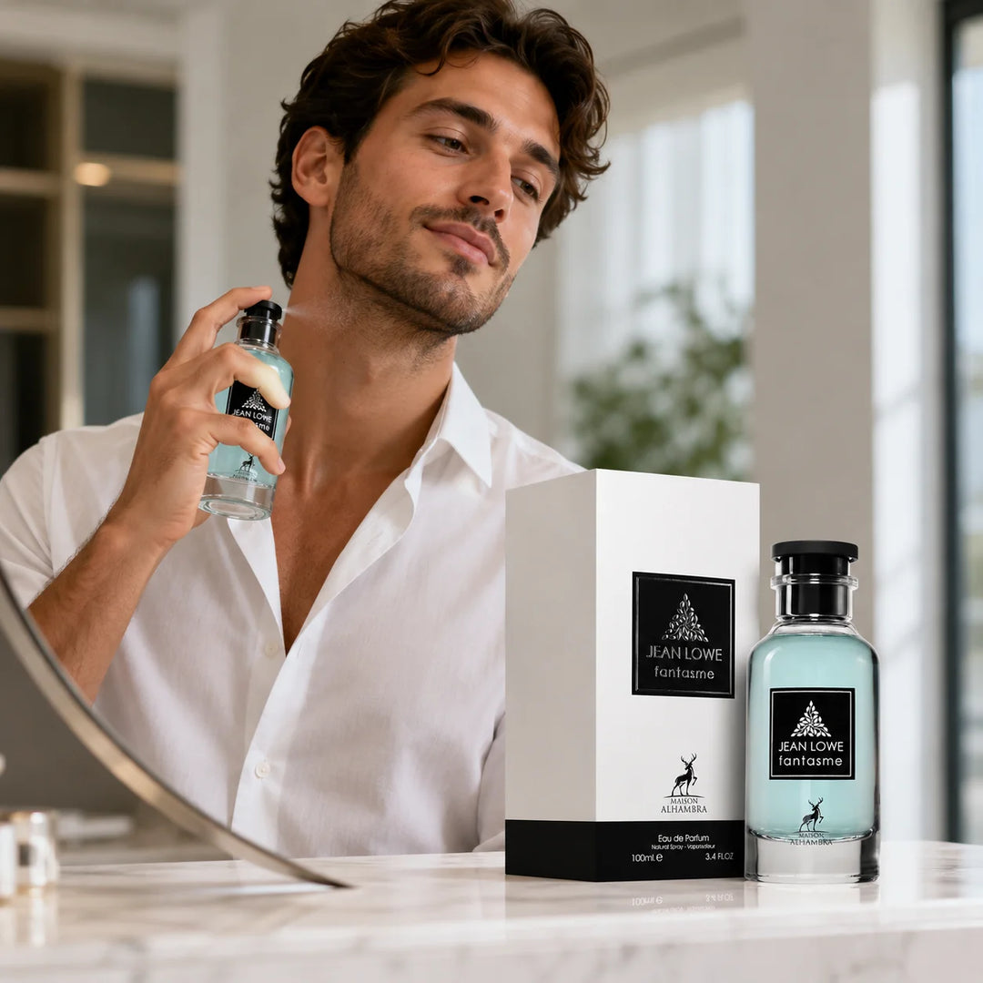 Maison Alhambra Jean Lowe Fantasme Eau de Parfum 3.4 Fl Oz (100ml) – Fresh Citrus, Aromatic &amp; Woody Fragrance – Long-Lasting EDP Spray for Men and Women