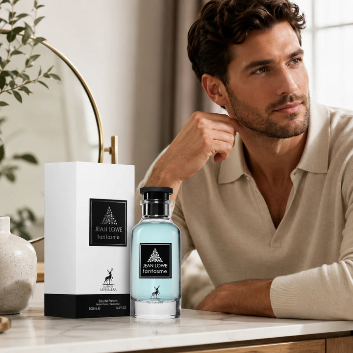 Maison Alhambra Jean Lowe Fantasme Eau de Parfum 3.4 Fl Oz (100ml) – Fresh Citrus, Aromatic &amp; Woody Fragrance – Long-Lasting EDP Spray for Men and Women