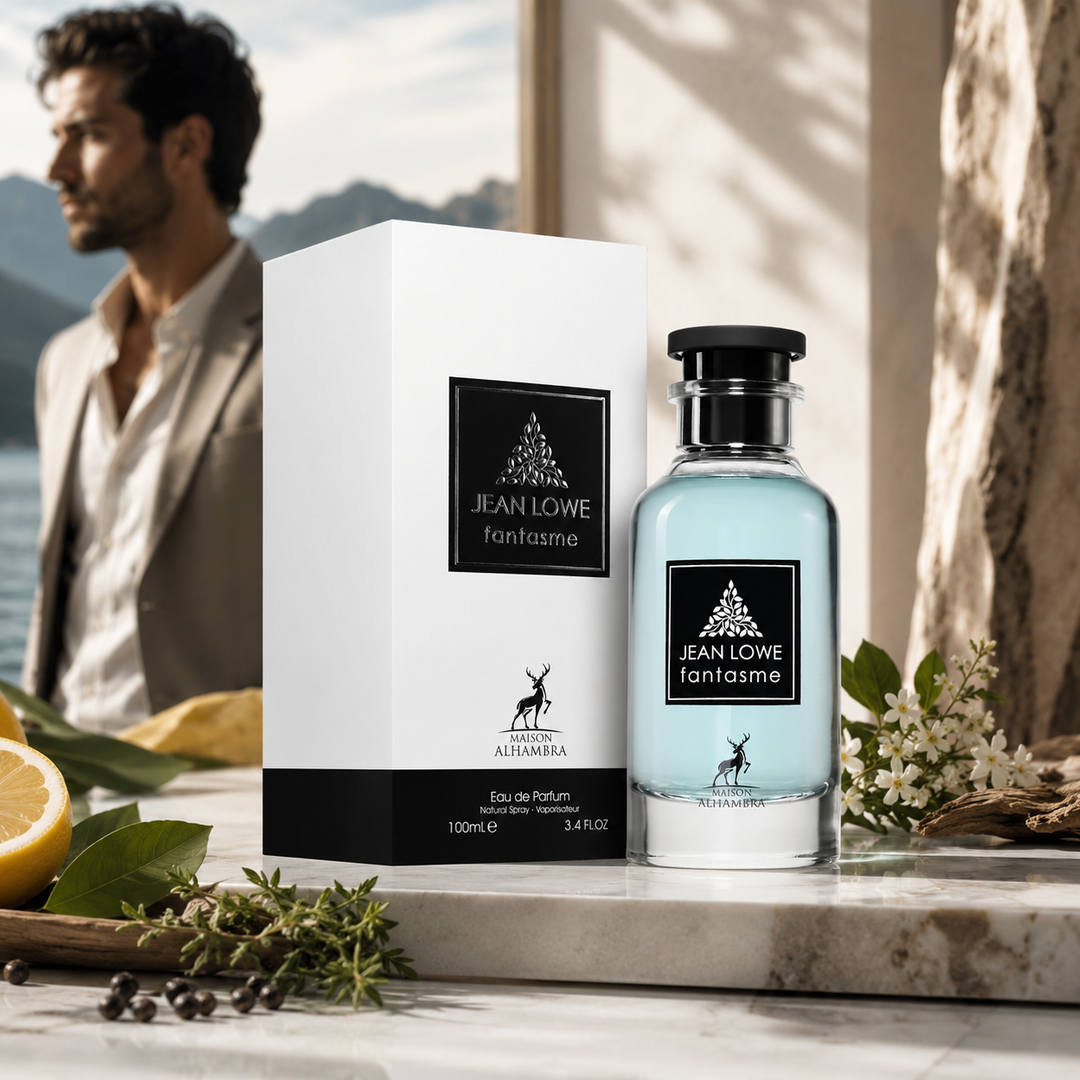 Maison Alhambra Jean Lowe Fantasme Eau de Parfum 3.4 Fl Oz (100ml) – Fresh Citrus, Aromatic &amp; Woody Fragrance – Long-Lasting EDP Spray for Men and Women