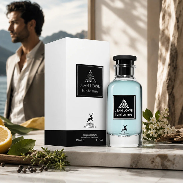 Maison Alhambra Jean Lowe Fantasme Eau de Parfum 3.4 Fl Oz (100ml) – Fresh Citrus, Aromatic &amp; Woody Fragrance – Long-Lasting EDP Spray for Men and Women