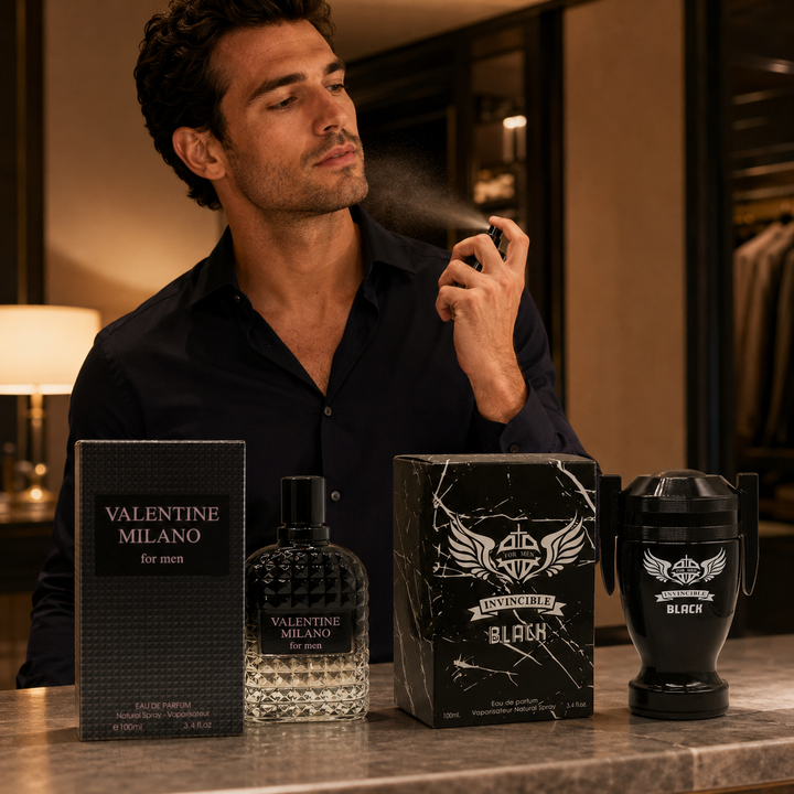 Milano Men &amp; Invincible Black 2-Pack 100ml | Men&