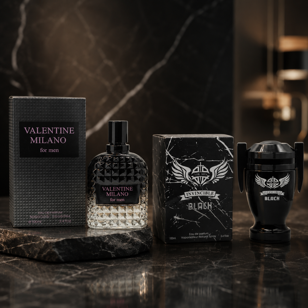 Milano Men &amp; Invincible Black 2-Pack 100ml | Men&