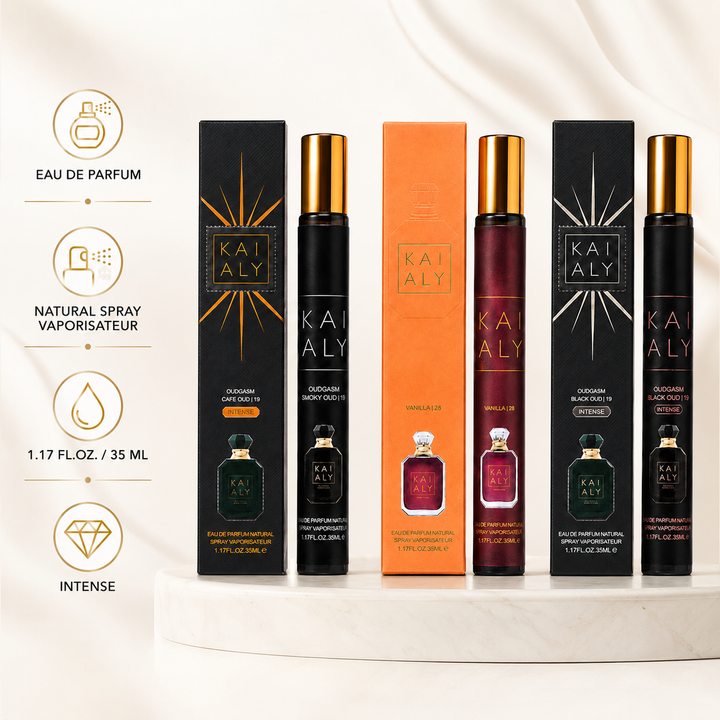 Luxury Oud Discovery Collection | 3-Pack Café, Vanilla &amp; Black Oud