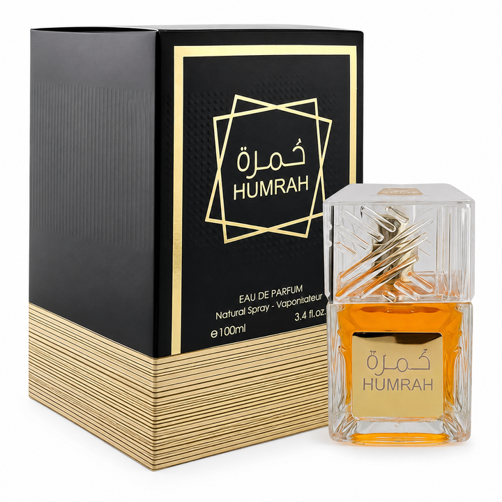 Humrah Eau de Parfum 3.4 oz (100 ml) – Unisex Warm Spicy Gourmand Fragrance – Long Lasting Sweet Woody Perfume with Vanilla, Amber &amp; Spiced Notes – Rich Evening Scent for Men &amp; Women