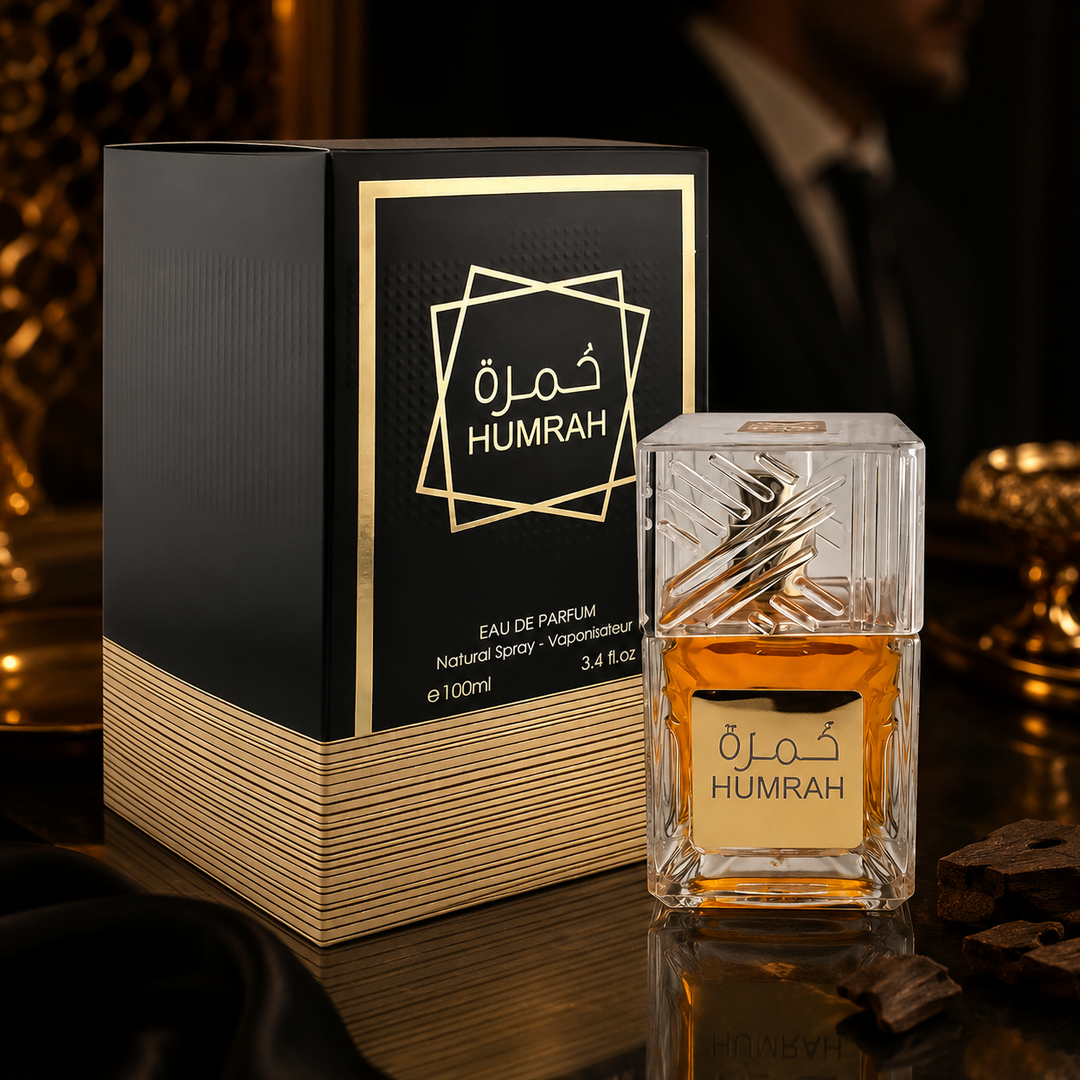 Humrah Eau de Parfum 3.4 oz (100 ml) – Unisex Warm Spicy Gourmand Fragrance – Long Lasting Sweet Woody Perfume with Vanilla, Amber &amp; Spiced Notes – Rich Evening Scent for Men &amp; Women