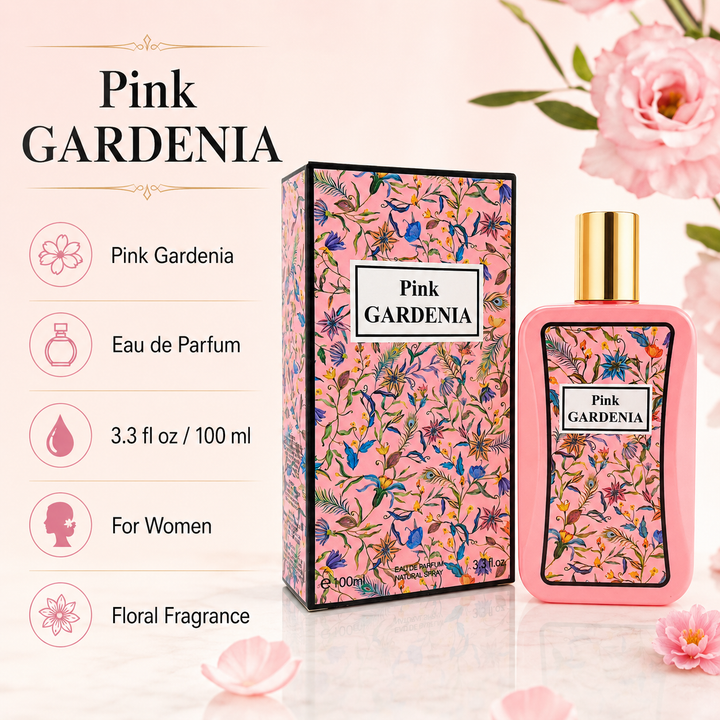 Pink Gardenia 3.3 oz Eau de Parfum for Women | Long-Lasting Floral