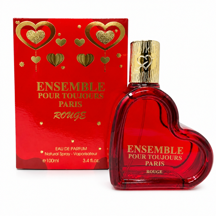 Ensemble Pour Toujours Paris Rouge 3.4 oz EDP | Romantic Heart Scent