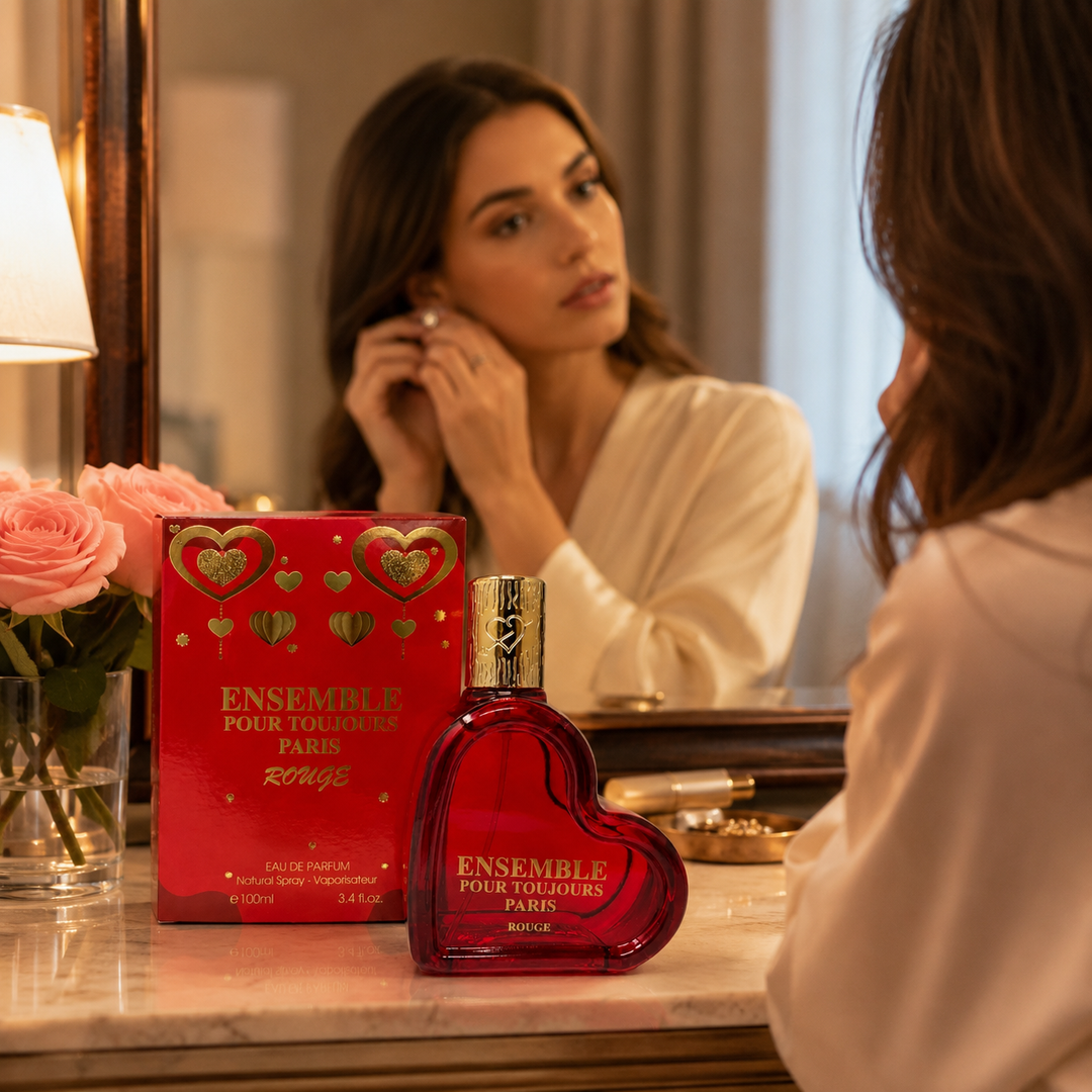 Ensemble Pour Toujours Paris Rouge 3.4 oz EDP | Romantic Heart Scent