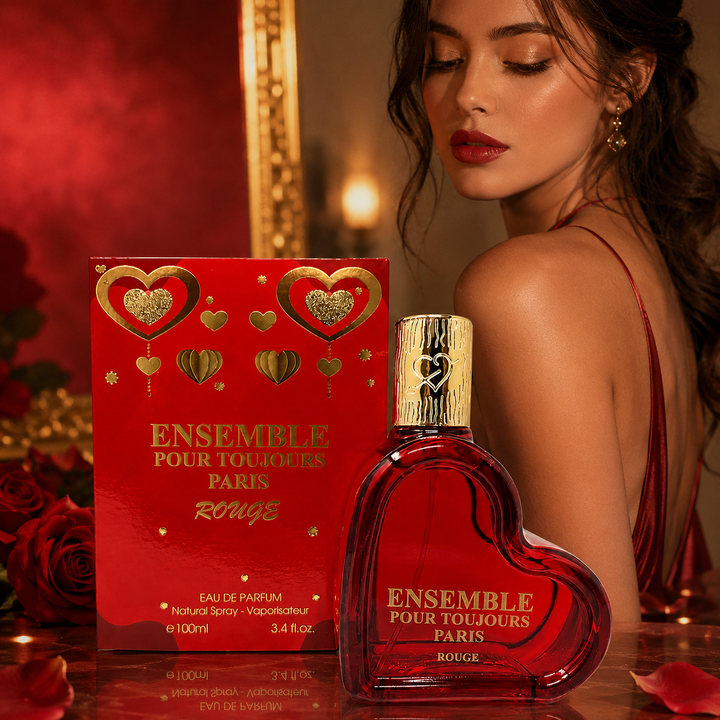 Ensemble Pour Toujours Paris Rouge 3.4 oz EDP | Romantic Heart Scent