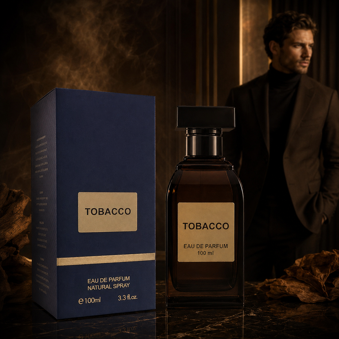 Tobacco Perfume 3.3 oz (100 ml) Eau de Parfum Spray – Woody Spicy Tobacco Fragrance, Long Lasting Unisex Perfume, Warm Musky Cologne for Men &amp; Women, Rich Smoky Scent Gift