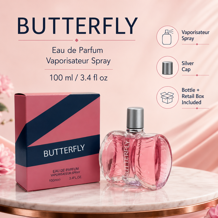 Butterfly for Women by EBC Collection 3.4 oz EDP | Sweet Fruity Floral