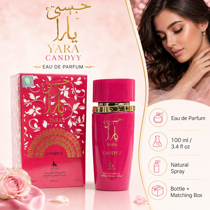 Yara Candyy for Women by Ayelet 3.4 oz EDP | Sweet Fruity Floral