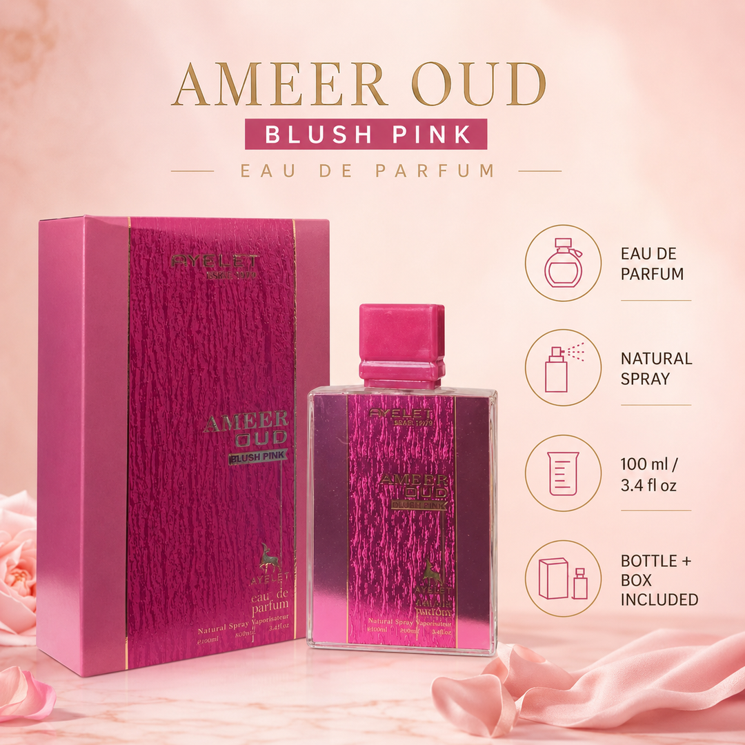 Ameer Oud Blush Pink for Women by Ayelet 3.4 oz EDP | Floral &amp; Oud
