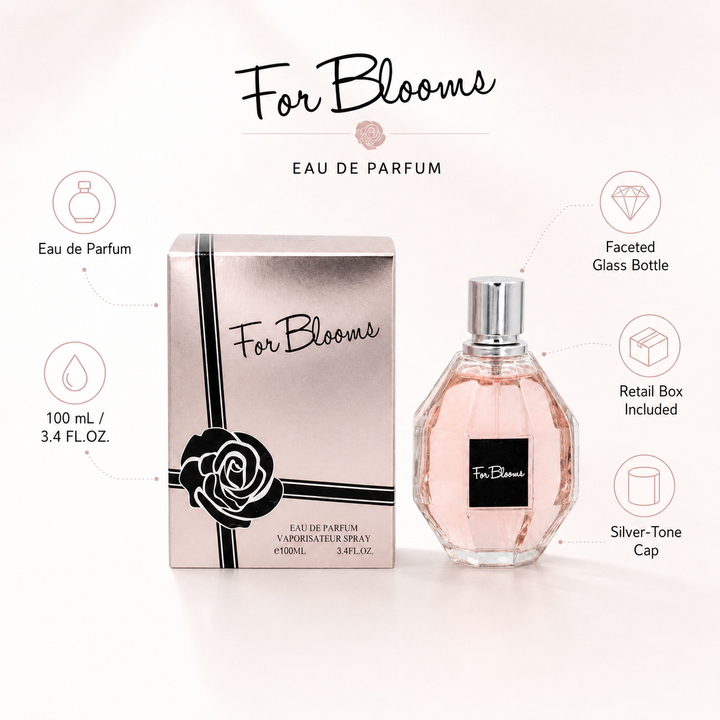For Blooms for Women 3.4 oz EDP | Soft Fresh Floral Scent