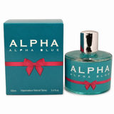 Alpha Blue for Women 3.4 oz EDP | Fresh Floral Fruity Scent