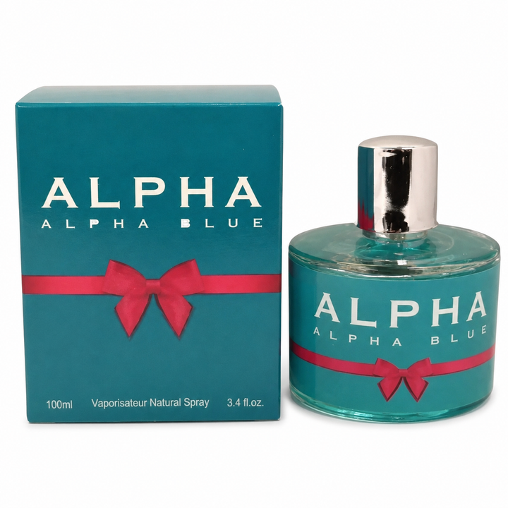 Alpha Blue for Women 3.4 oz EDP | Fresh Floral Fruity Scent
