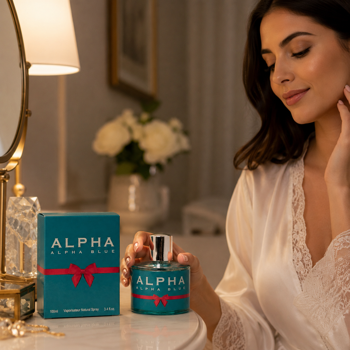 Alpha Blue for Women 3.4 oz EDP | Fresh Floral Fruity Scent