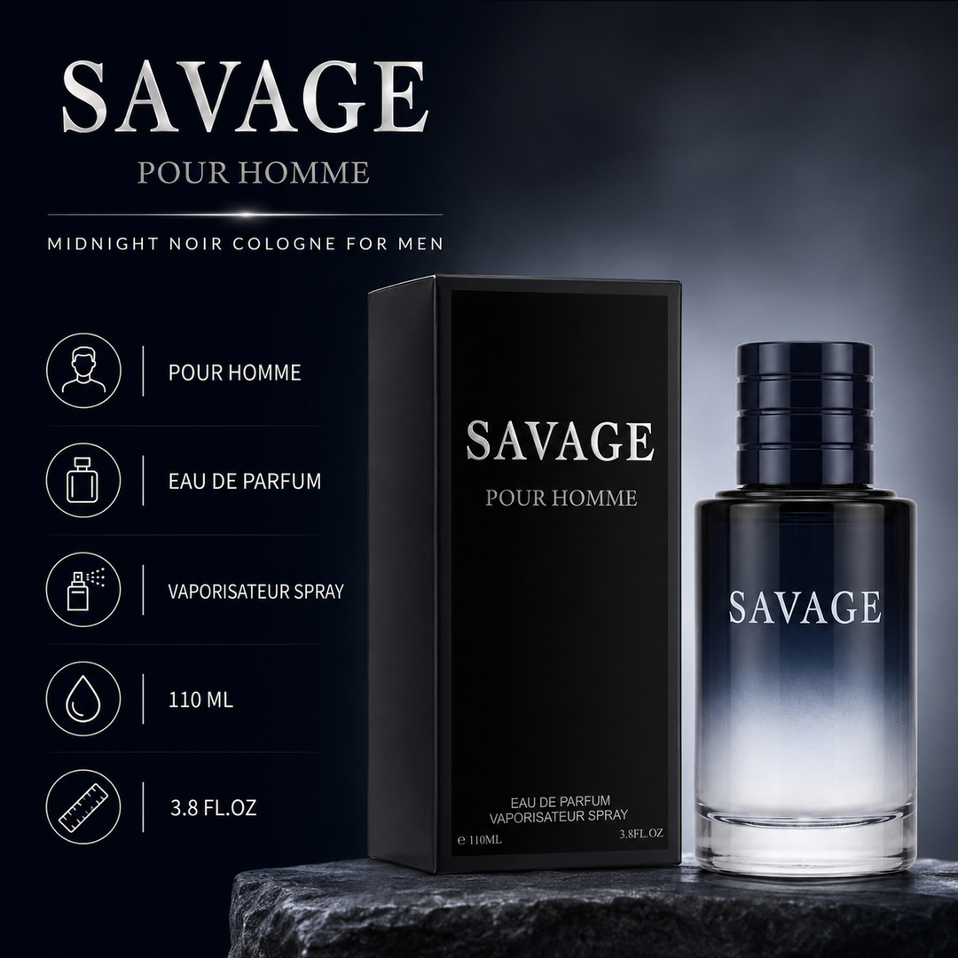 Savage Pour Homme - Midnight Noir Cologne for Men
