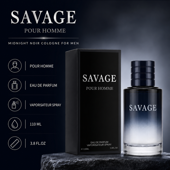 Savage Pour Homme - Midnight Noir Cologne for Men