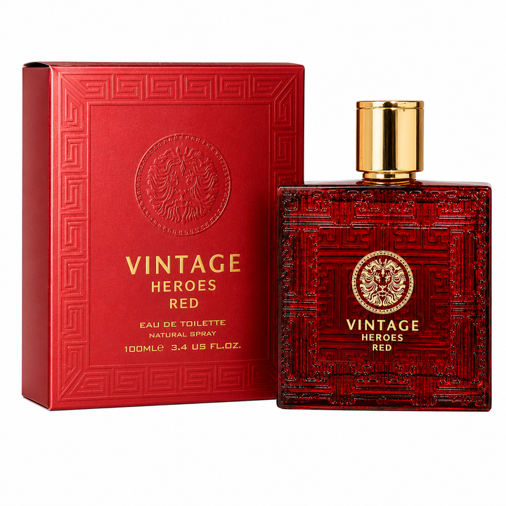 Vintage Heroes Red by Secret Plus 3.4 oz EDT for Men | Scentblooms
