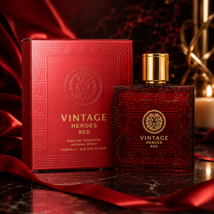 Vintage Heroes Red by Secret Plus 3.4 oz EDT for Men | Scentblooms