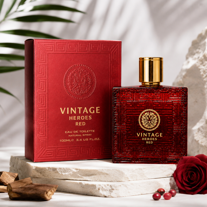 Vintage Heroes Red by Secret Plus 3.4 oz EDT for Men | Scentblooms