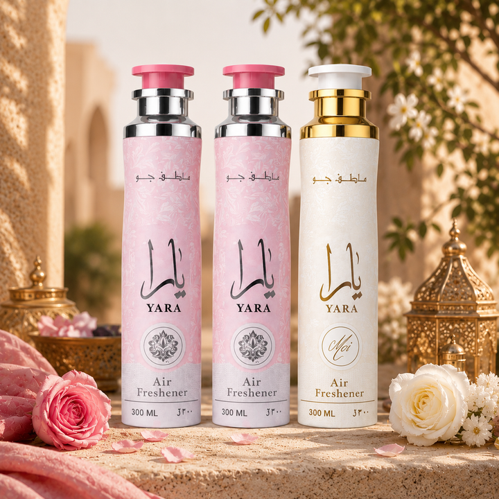 Lattafa Yara &amp; Yara Moi Air Freshener 300ml Pack of 3 Unisex