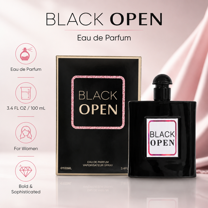 Black Open 3.4 oz Eau de Parfum for Women | Bold &amp; Sophisticated