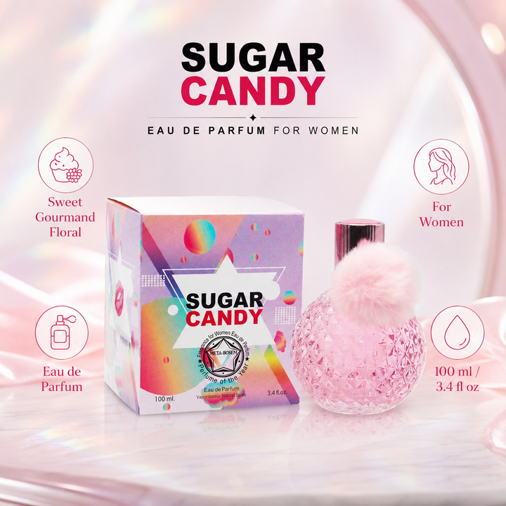 Sugar Candy 3.4 oz Eau de Parfum for Women | Sweet Gourmand Floral