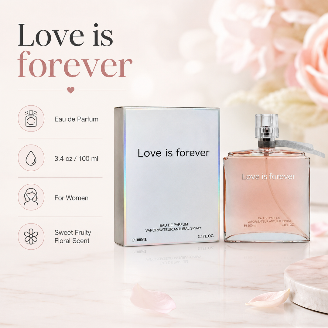 Love is Forever 3.4 oz EDP for Women | Sweet Fruity Floral Scent