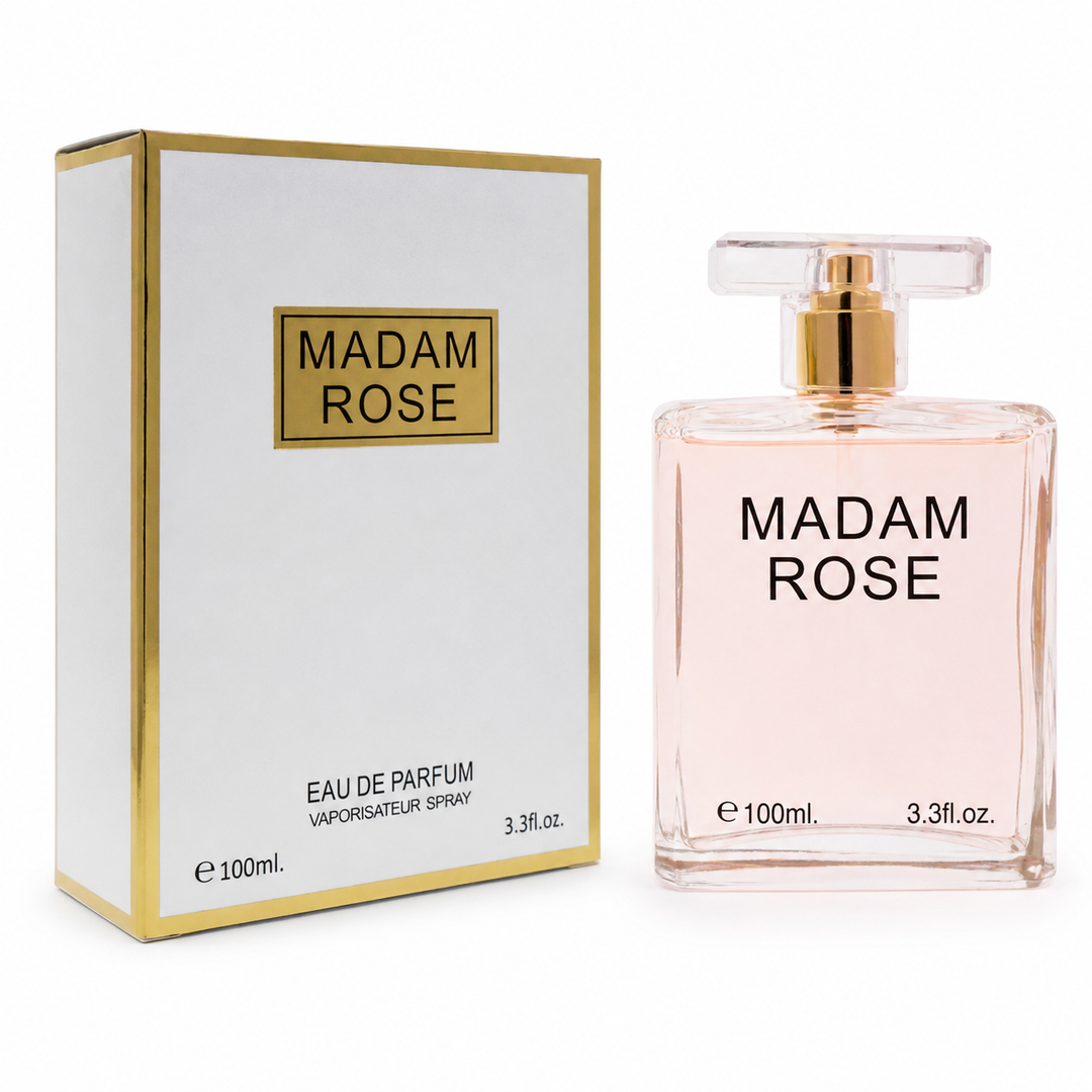 Madam Rose 3.3 oz Eau de Parfum for Women | Romantic Rose Scent