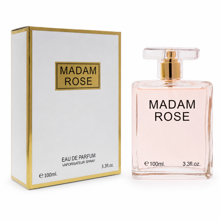 Madam Rose 3.3 oz Eau de Parfum for Women | Romantic Rose Scent