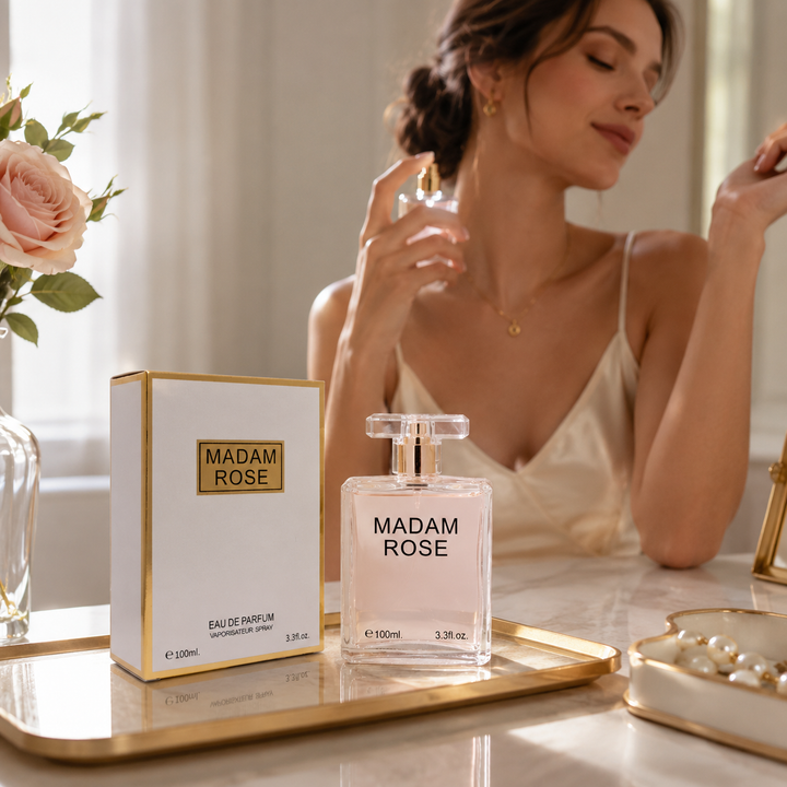Madam Rose 3.3 oz Eau de Parfum for Women | Romantic Rose Scent