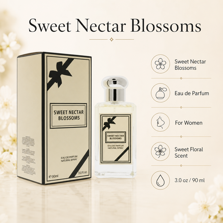 Sweet Nectar Blossoms 3.0 oz Eau de Parfum for Women | Sweet Floral Scent